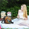 Funky Qiu Lunch Bag for Woman Man Watercolor Ethnic Fox