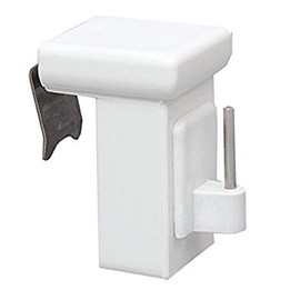 Garduna Decorative Window Hooks Window Clip Adjustable / Pack of 10 / White / for All Window Casement from 10 to 27 mm