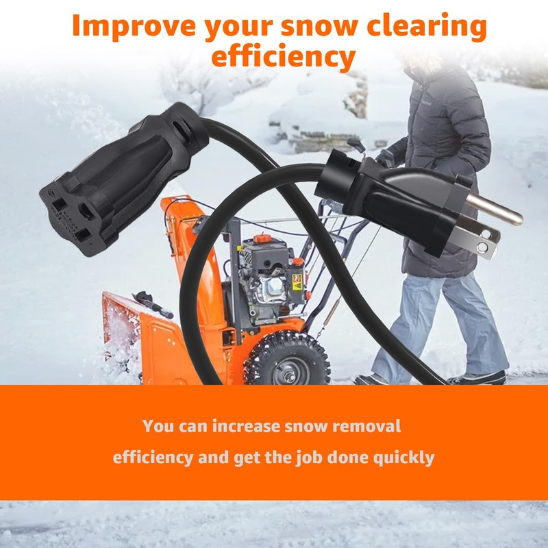Aomitop 02483100 Snow Blower Power Cord, Compatible With Ariens Snowblower