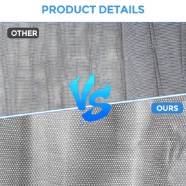 Federedevo Magnetic Bug Screen for Front Doors, Pair Window Bug Screen Compatible with Ford E-Series/Econoline/Club Wagon 2003-2021