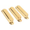 3Pcs Electric Guitar Single Coil Pickup Cover Copper Instrument Accessory
