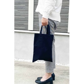Sachhire Formal Sub Bag, No Gusset, Cotton Bag, Thin Type, Black, Vertical, A4 Compatible, For Funerals, Congratulations, Exams, Graduations, School Entrance Ceremonies, Class Visits, Slippers
