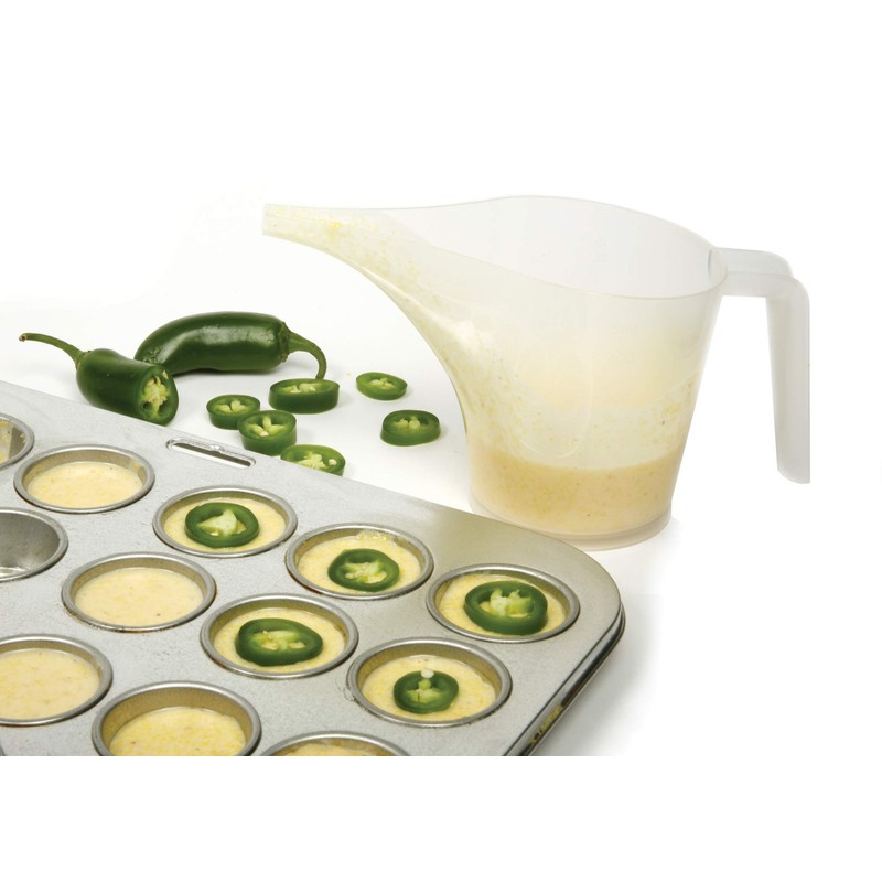 Norpro, White 2 Cup Measuring Funnel Pitcher