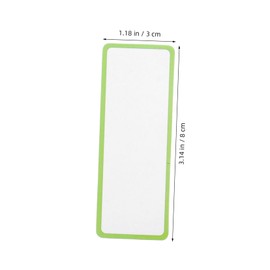 ULTECHNOVO 54Pcs Colorful Magnetic Dry Erase Labels Reusable Name Tags for Whiteboards Refrigerators Classrooms Offices Blank Magnetic Stickers Easy to Write Wipe Off