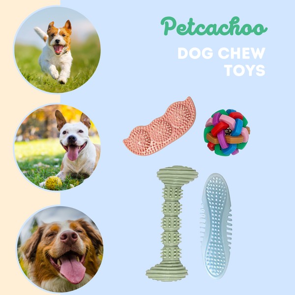 Petcachoo Dog Chew Toys Set