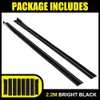 Blueshyhall Universal 2.2M/86'' Side Skirt Extension, Side Trim Spoiler Splitter
