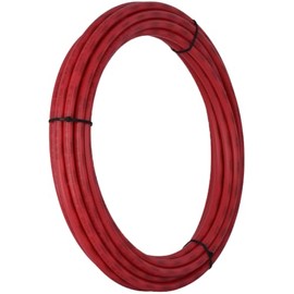 SharkBite U860R50 PEX Pipe 1/2 Inch, Red, Flexible Water Pipe Tubing, Potable Water, Push-to-Connect Plumbing Fittings, 50 Feet Coil of Piping