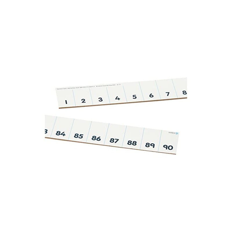 Numicon: Card 1-100 Number Track