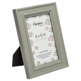 Hampton Frames PALOMA Distressed Shabby Chic Picture Photo Frame Sage Green 4x6 (10x15cm) PAL301946S