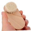 WOONEKY 2pcs Nail Cleaning Brush Manicure Toenail Scrubber with Soft