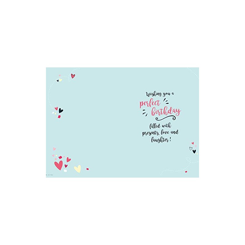 Piccadilly Greetings Modern Birthday Card Daughter - 9 x 6