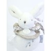 Cuddly Bunny Music Box White
