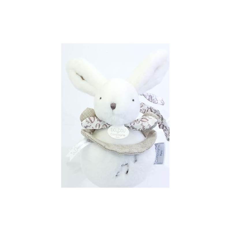 Cuddly Bunny Music Box White