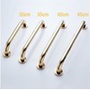 Inchant Solid Brass Grab Bar Bathroom Golden Hand Rail Shower