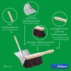 Novaliv 2 x dustpan set, dustpan set, hand brush, arenga