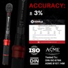 XEIMILE 51Pcs Bike Torque Wrench Set,1/4" Drive 20-260 In.Lb/2.3-29.4Nm,Inch Pound