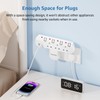 Plug Extension Socket with 180 Degree Rotating UK Plug, 3