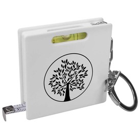 'Tree of life' Keyring Tape Measure/Spirit Level Tool (KM00038518)