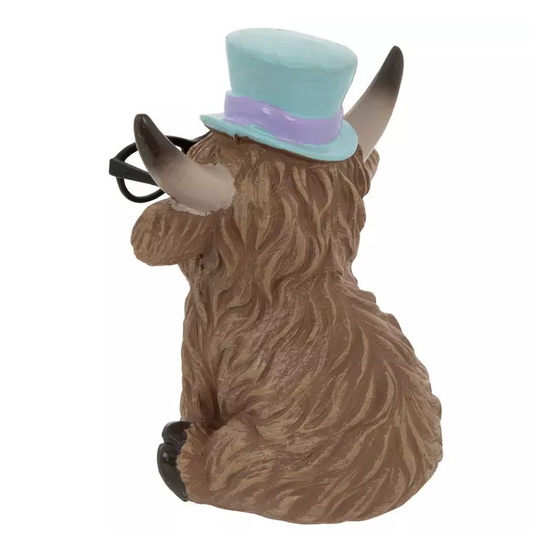 Hobby Lobby HL Easter Decor - Resin Scottish Highland Cow