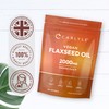 Flaxseed Oil Capsules 2000mg | 120 Vegan Softgels | High