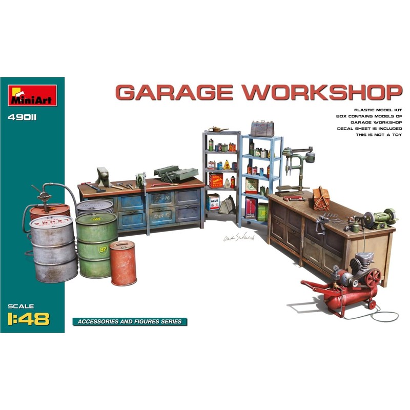 MiniArt - 1/48 Garage Workshop (1/24) *
