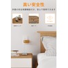 MSCIEN Power Strip Outlet with USB, Type C, Wood Grain,