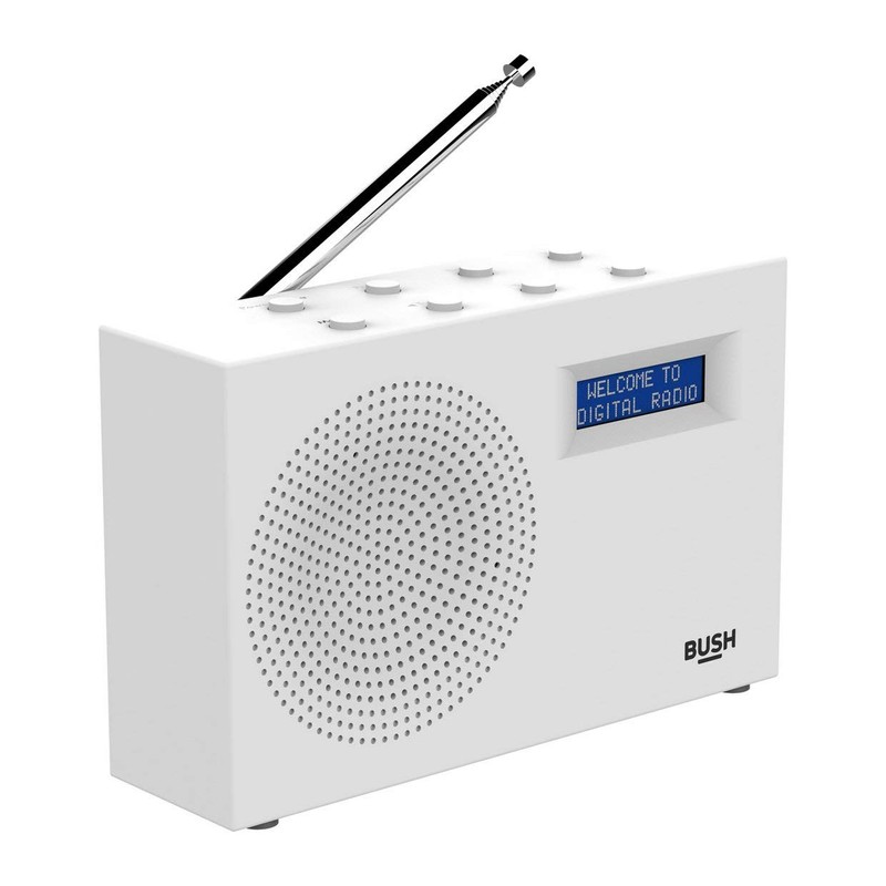 Bush Compact DAB/FM Radio – White