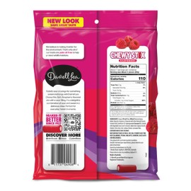 Darrell Lea Fabulicious Sour Candy Stix, Soft and Tangy, No Artificial Flavors, Palm Oil Free, Made in Australia, Shareable (Sour Raspberry, 7 Ounce (Pack of 1))