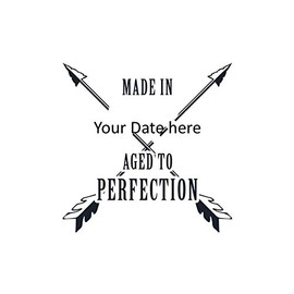 Aged to Perfection Birthday Edible Icing Image You change the year