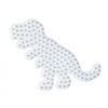 Hama Beads 10.322 Hama Pegboard Dinosaur, White, Klein