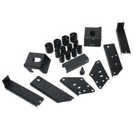 KUAFU 3" Full Body Lift kit Front & Rear Compatible with 2005-2015 Toyota Tacoma 2WD 4WD All Cabs w/o Hitch Steel Powder Coated Matte Black