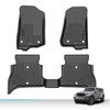 Floor Mats TPE Cargo Liners Compatible with Jeep Wrangler Unlimited