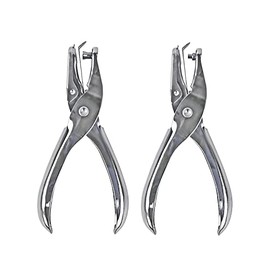 MoHern Hole Punch, 1/8 Inch and 1/4 Inch, 2 Pcs Circle Paper Punches, Single Hole Punch and Hole Puncher for Crafts, Tags, Tickets