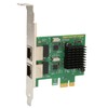 PCI E NIC Network Card 2 Way RJ45 Port for