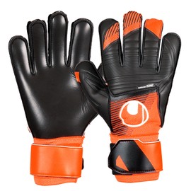 uhlsport Game/Practice Durable Soccer GK Keeper Gloves Soft Resist 1011318 01 5 Flow Orange x White x Black