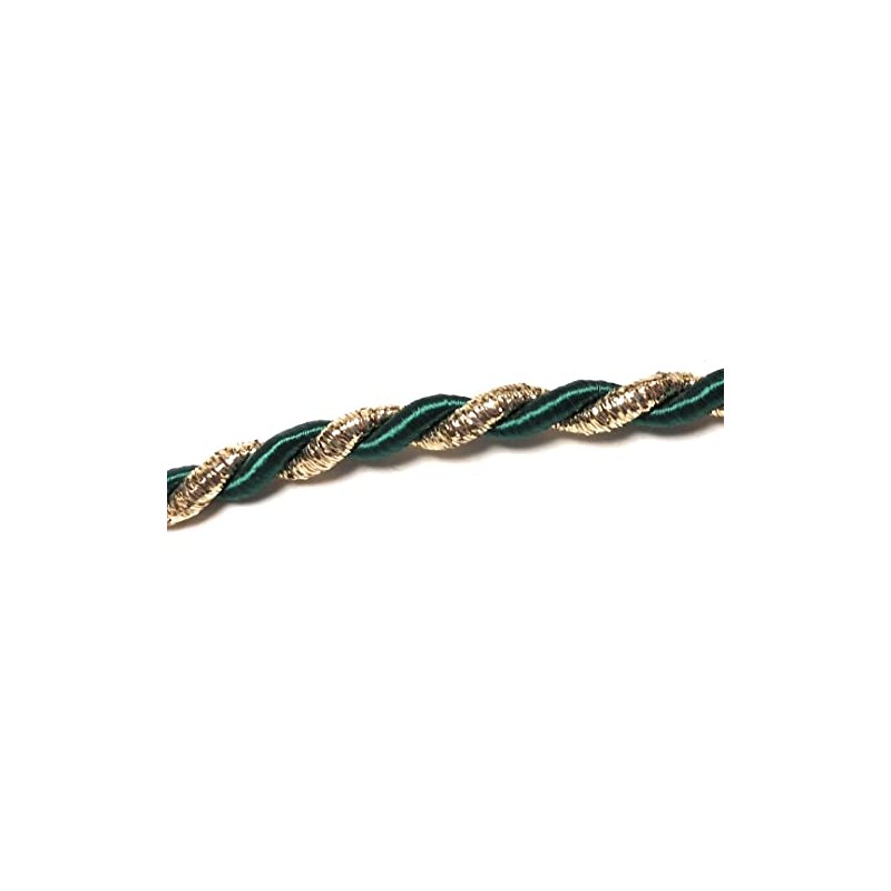 s.dekoda Cord 10 m x 6 mm Two-Tone Green Gold