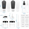 16 Pieces Travel Bottles for Toiletries,90ml Tsa Approved Travel Containers,BPA