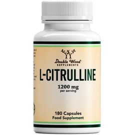 DW L Citrulline | 180 L-Citrulline Capsules - 1200mg L Citrulline per Serving | Nitric Oxide Supplement | Non-GMO & Gluten Free | Manufactured in The UK