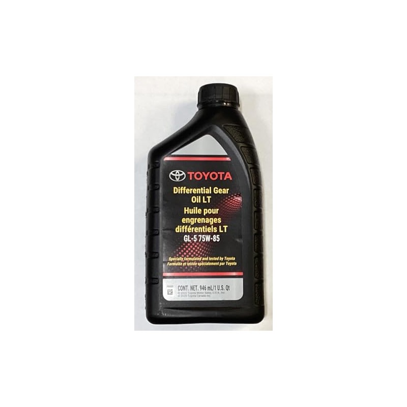 Toyota Genuine Differential Gear Oil LT, GL-5 75W-85, 1 Quart