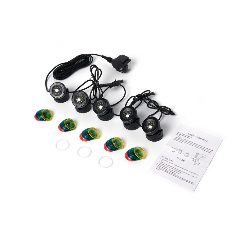 Jebao Submersible LED Pond Light, Set of 5