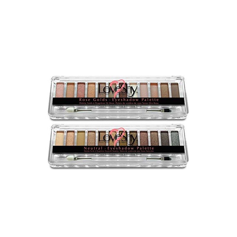 LoveShy Cosmetics Eye Makeup set - Includes 2 Eye shadow