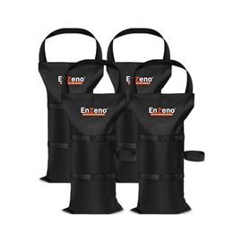 Enzeno 120 LBS Canopy Weights Sand Bags for Weight,Large Pop Up Tent Weights,Sandbags for Gazebo,Tent,Outdoor Umbrella,46x23cm,Weights Bag Set of 4