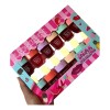 12 Tintas Labiales Forma De Paleta Larga Duración Lip Tint