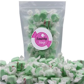 Gourmet Soft and chewy Salt Water Taffy Candies - Individually Wrapped - Bulk bags (Pistachio, 1 Pound (Pack of 1))