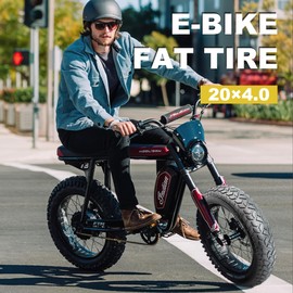 MOHEGIA 20x4.0 Fat Tires Set - 2-Pack Heavy Duty E-Bike Fat Tires and Pair 20in Inner Tubes with Tire Levers, for MTB, Tricycle & Electric Bike - Street, Trail & Snow Riding