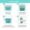 6 Pack Adult Diaper Disposal Liner Refills Compatible with Janibell