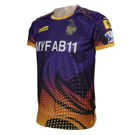 KD Cricket IPL Jersey Supporter Jersey T-Shirt 2023/24 MI, CSK, RCB,KKR,RR,KXIP,SRH,GT,LSG and DC - KKR 32