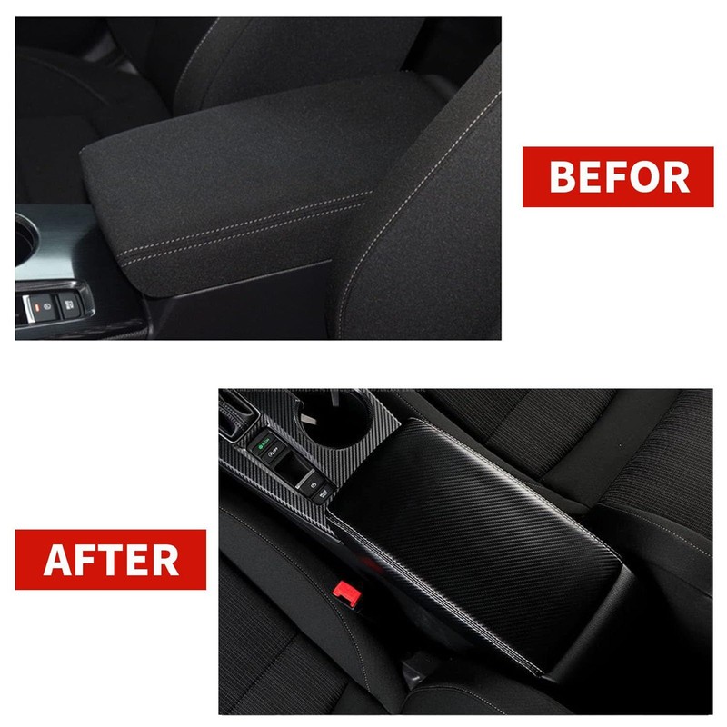 BOLTRY Center Console Armrest Box Cover for Honda Civic 2025