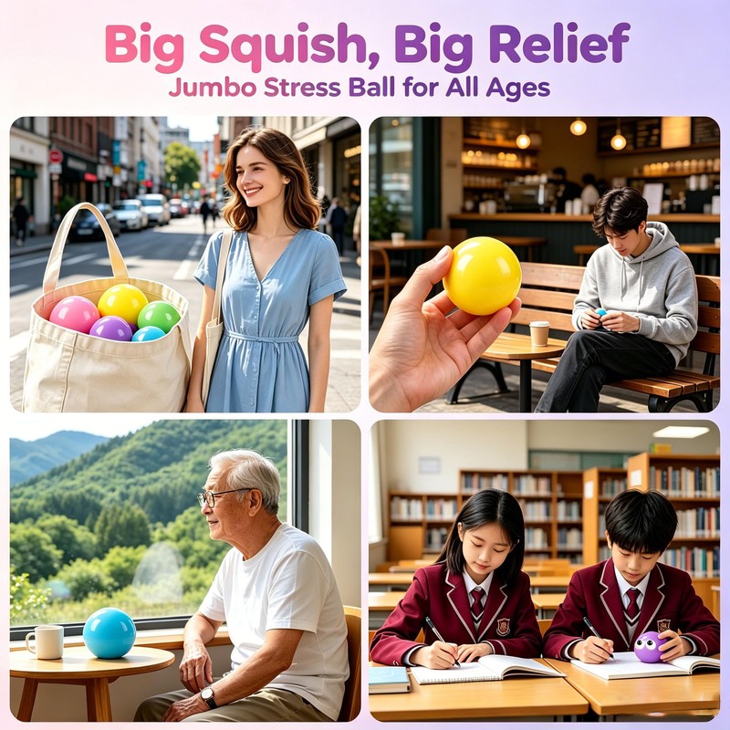 Giant Stress Balls, Jumbo Squishy Stress Ball, Funny DIY Dog