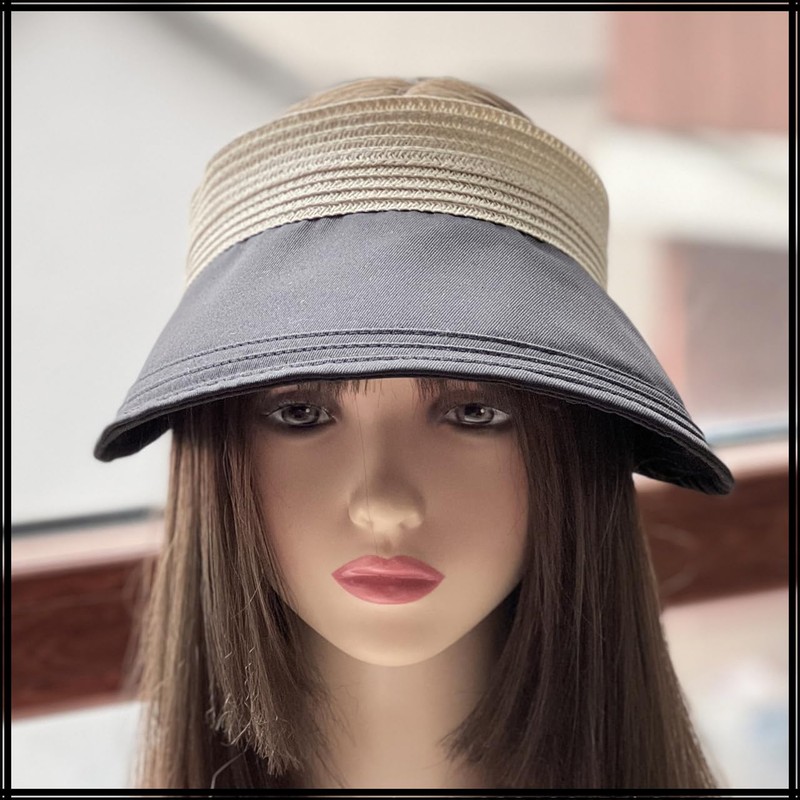 [ホワイトファング] サンバイザー 帽子 カジュアル UVカット 日焼け防止 おしゃれ アウトドア レディース CZA108(ベージュ)